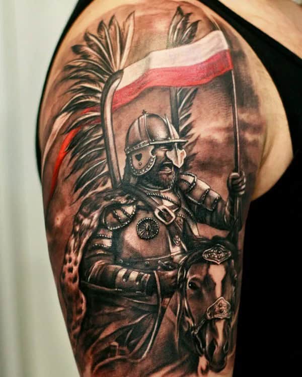 Polish Patriotic Tattoo