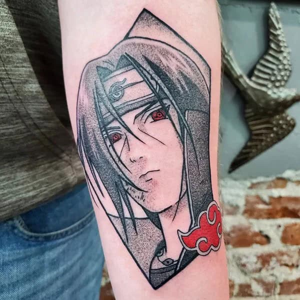 Itachi Hand Tattoo