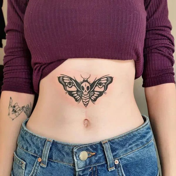 More Death Moth Tattoos That Can’t Be Ignored!