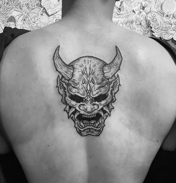 Oni Tattoo Back