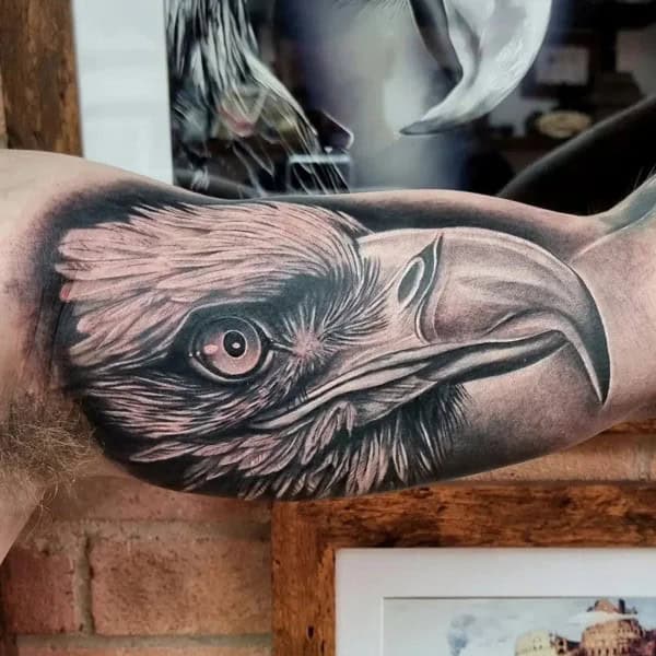 Eagle Bicep Tattoo