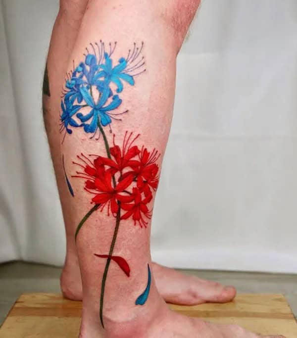 Demon Slayer Spider Lily Tattoo