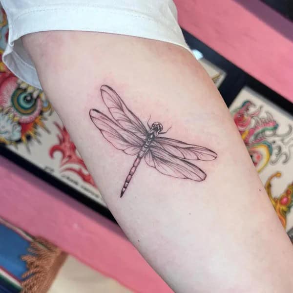 More Sublime Entries Of Dragonfly Tattoos