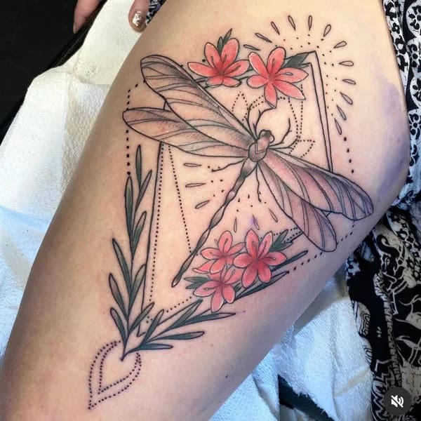 More Sublime Entries Of Dragonfly Tattoos