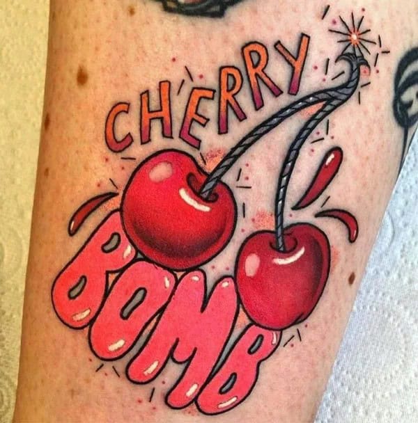 Cherry Bomb Tattoo