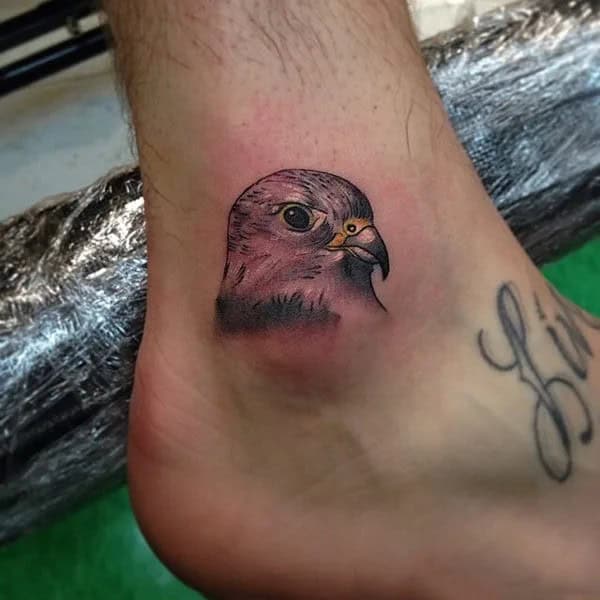 Small Hawk Tattoo