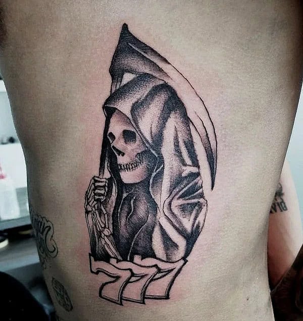 Santa Muerte 777 Tattoo