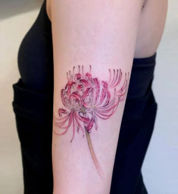 Demon Slayer Spider Lily Tattoo