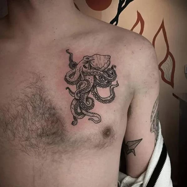 Small Kraken Tattoo