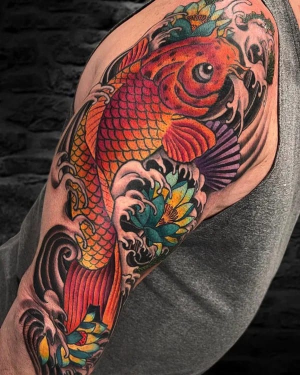 Amazing Designs Of Koi Fish Tattoos