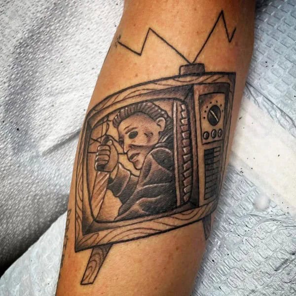 Michael Myers House Tattoo