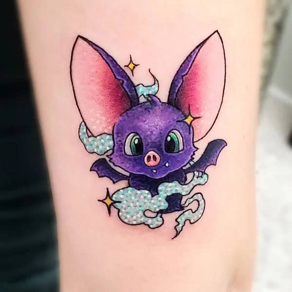 Bat Tattoo On Hand