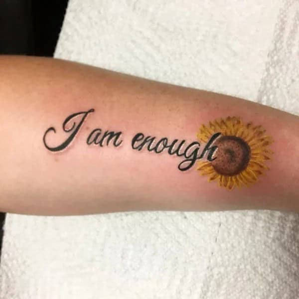 More “I Am Enough” Tattoos To Enhance Your Dignity