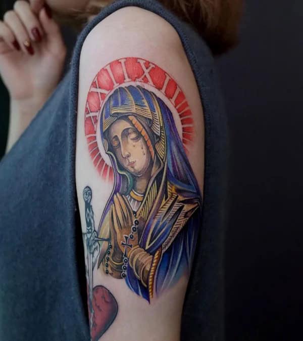 Virgin Mary Tattoo: Meaning And Symbolism