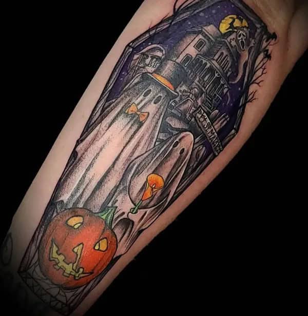 Old School Horror Tattoo