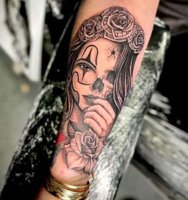 Money Rose Chicano Tattoo