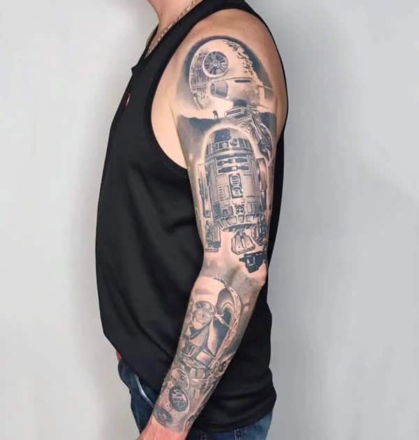 Star Wars Sleeve Tattoo