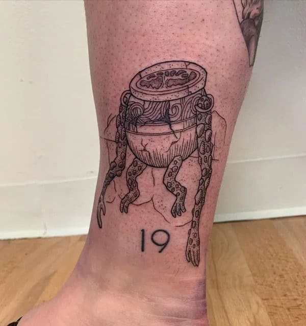 Elden Ring Jar Bairn Tattoo