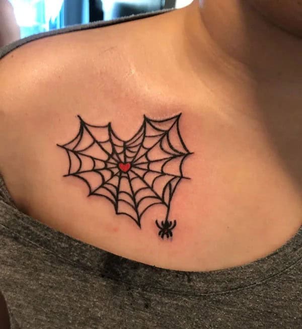 Spider Web Prison Tattoo