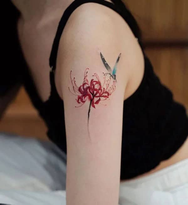 Demon Slayer Spider Lily Tattoo