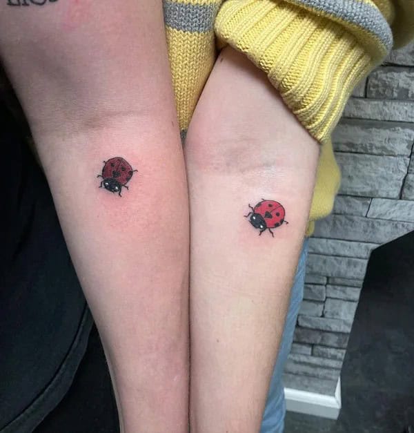 Couple Ladybug Tattoo