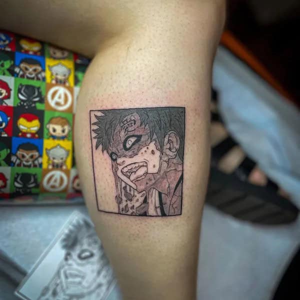 More Gaara Tattoos To Check Out For Gaining Inspiration