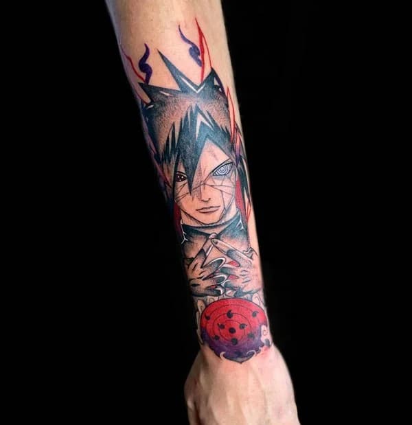 Anime Foot Tattoo