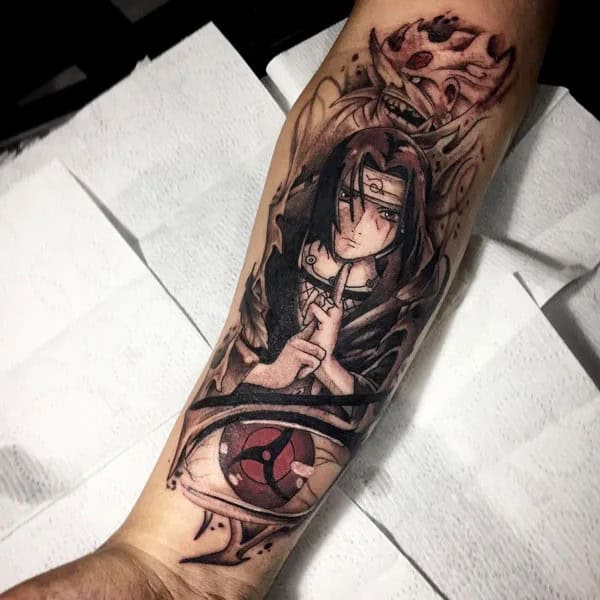 Madara Sharingan Tattoo