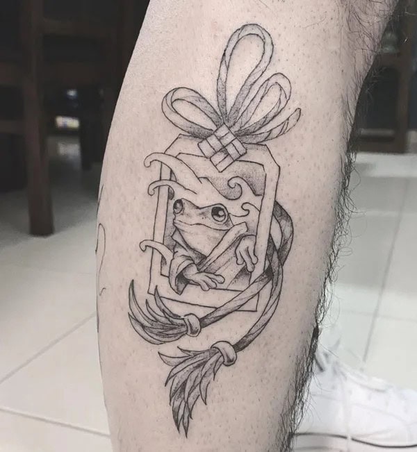 Lucky Frog Tattoo