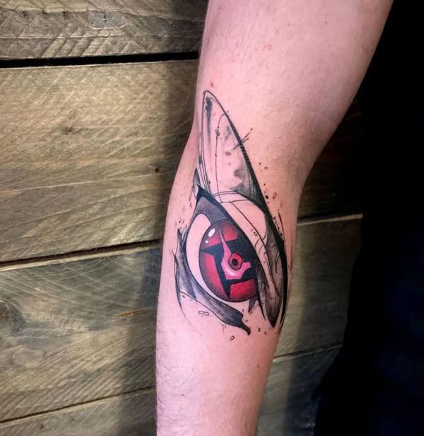 Madara Sharingan Tattoo