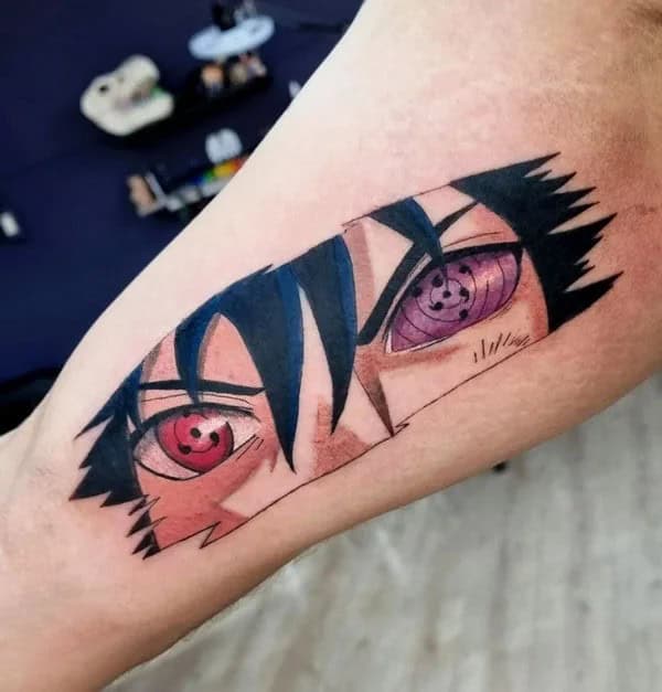 Madara Sharingan Tattoo