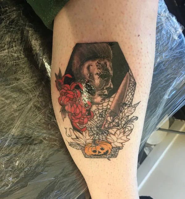 Michael Myers House Tattoo