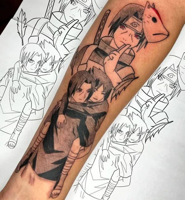 Madara Sharingan Tattoo