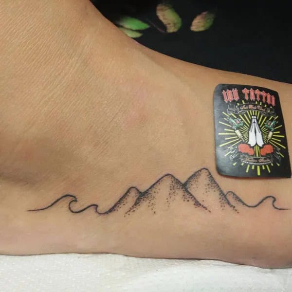 Mountain Outline Tattoo