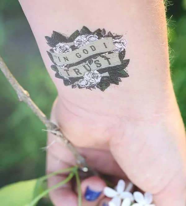 More “In God, We Trust” Tattoos To Dismiss Feelings Of Despair