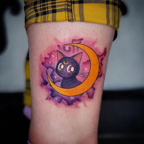 Anime Foot Tattoo