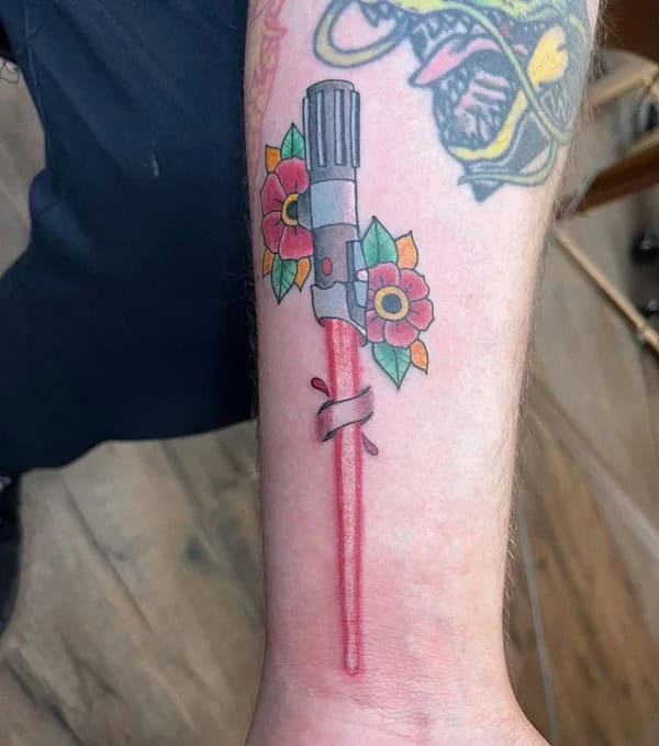 Star Wars Lightsaber Tattoo