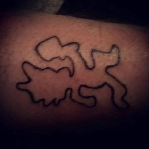 Lego Hatchet Man Tattoo