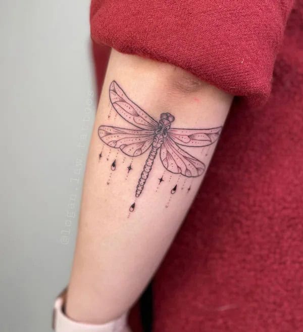 More Sublime Entries Of Dragonfly Tattoos