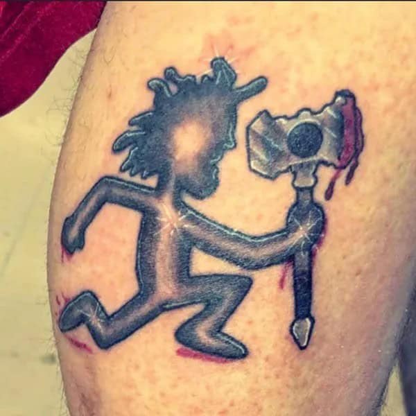 Lego Hatchet Man Tattoo