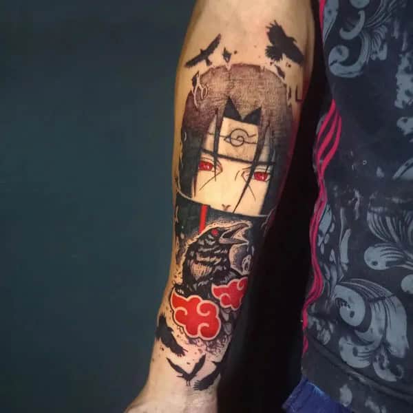 Itachi Hand Tattoo