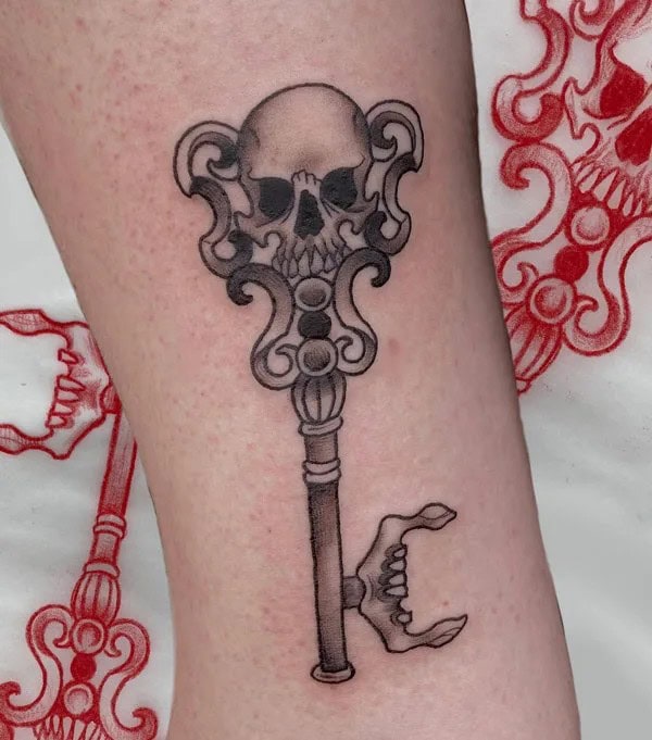 Skeleton Key Tattoo