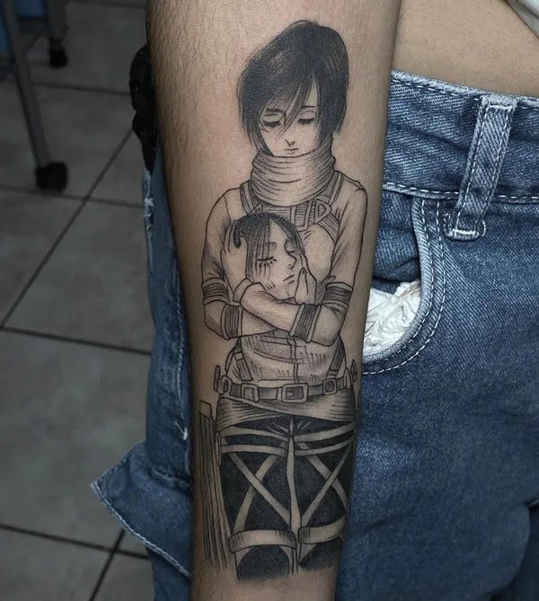 Anime Foot Tattoo