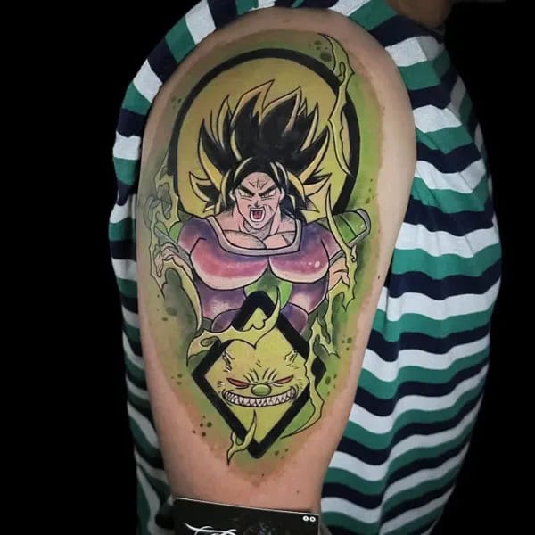 Anime Foot Tattoo