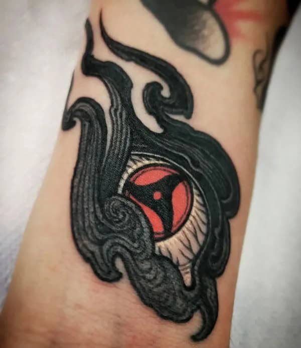 Madara Sharingan Tattoo