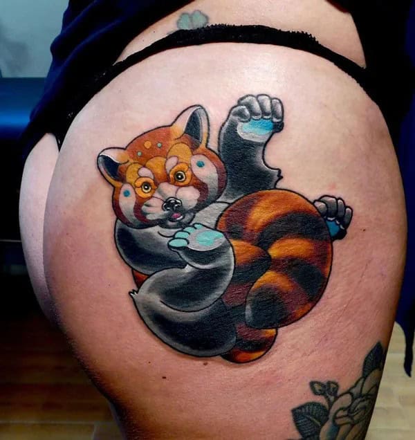 Bite Me Butt Tattoo