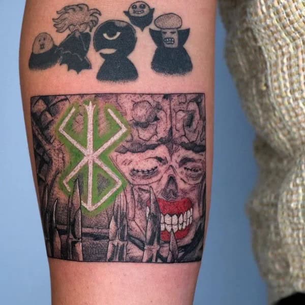 Berserk Anime Tattoo