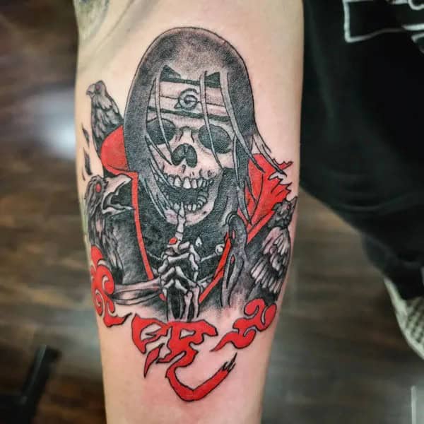 Itachi Skull Tattoo