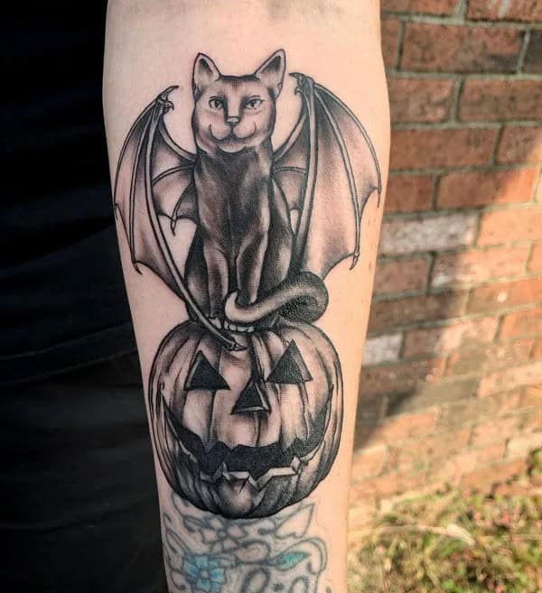 Bat Tattoo On Hand