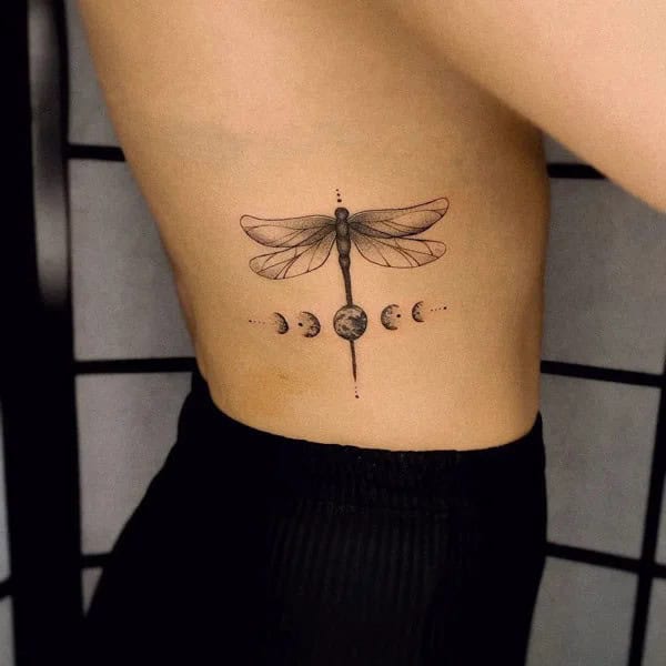 More Sublime Entries Of Dragonfly Tattoos